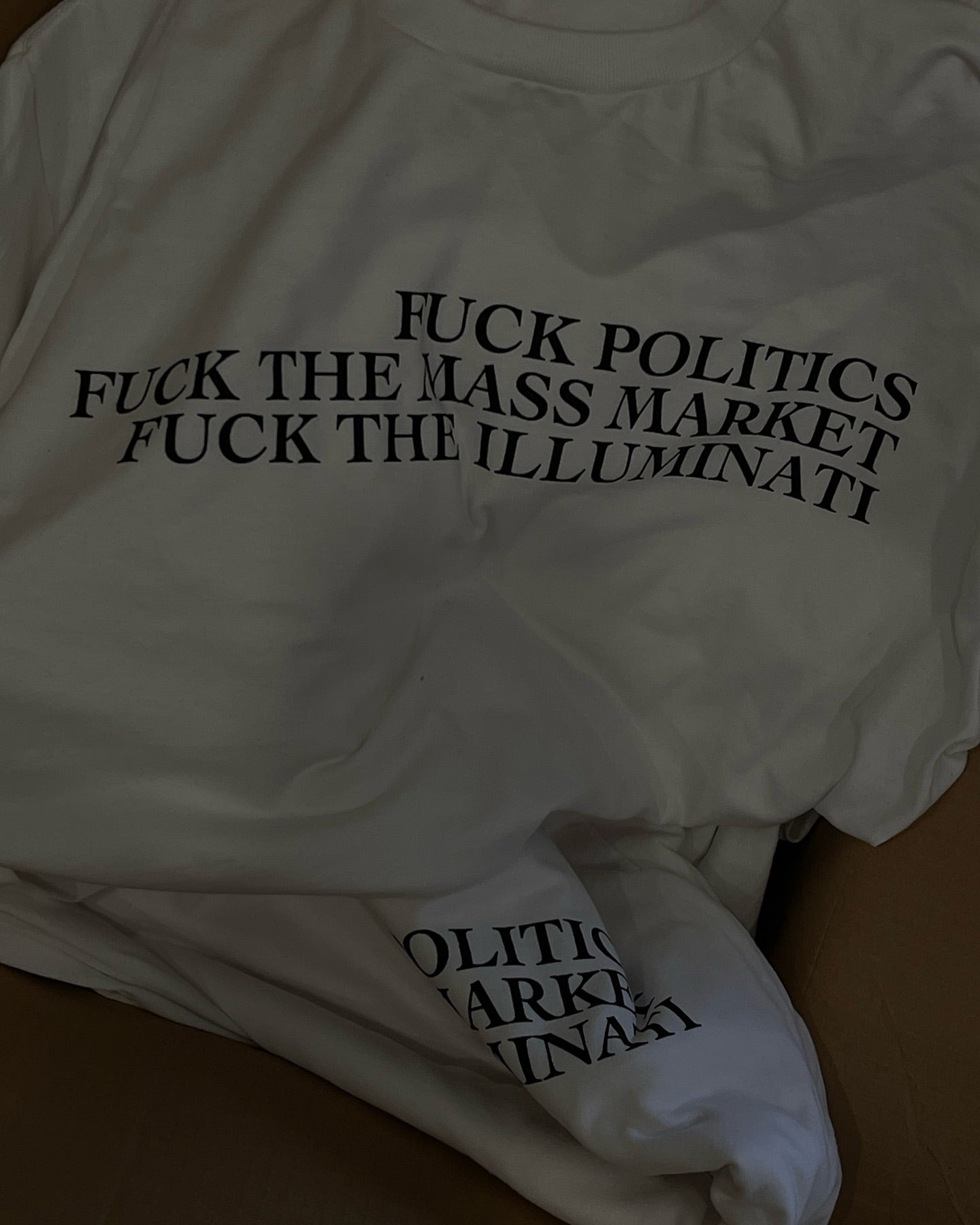 Illuminati Rebellion Tee – White